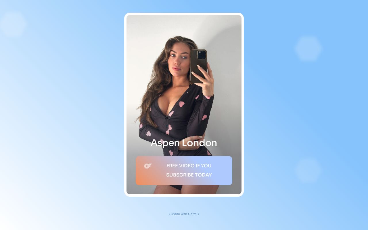 Aspen London Onlyfans Leaked